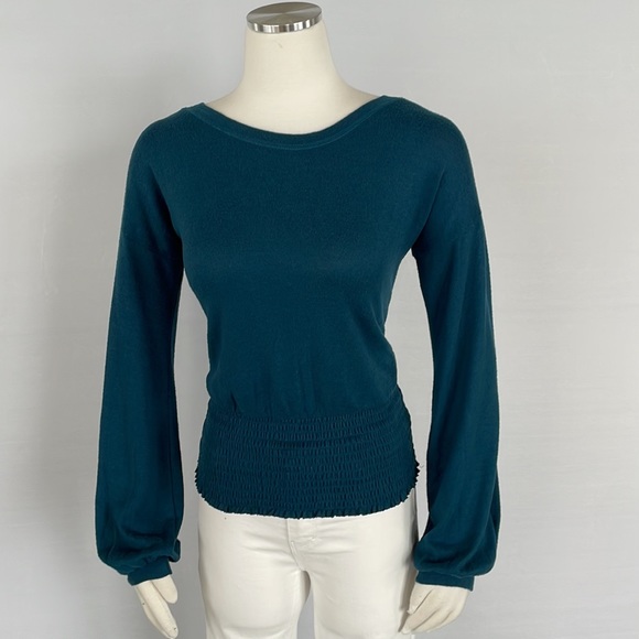 NWT Abercrombie and Fitch Teal Top X Small - Picture 3 of 10